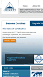 Mobile Screenshot of nicet.org